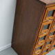 Vintage Dutch Oak Haberdashery Shop Cabinet / Vitrine, 1950s