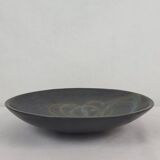 Plat / Coupe en grès signé Jean Cacheleux