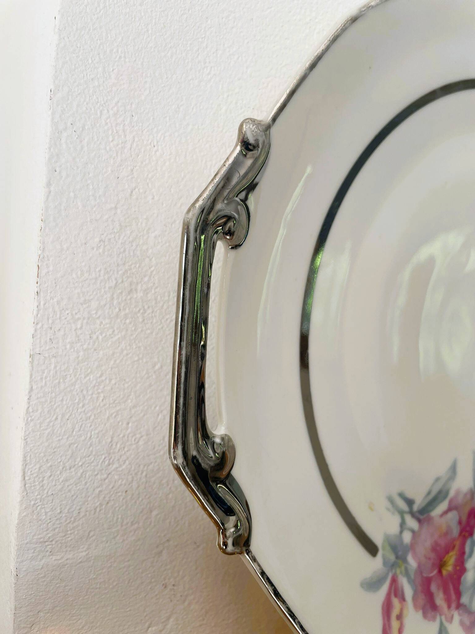 Peony porcelain dish