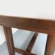 Brutalist rectangular dining table by Georges Robert in pine wood.