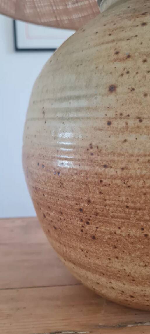 Sandstone lamp circa 1950