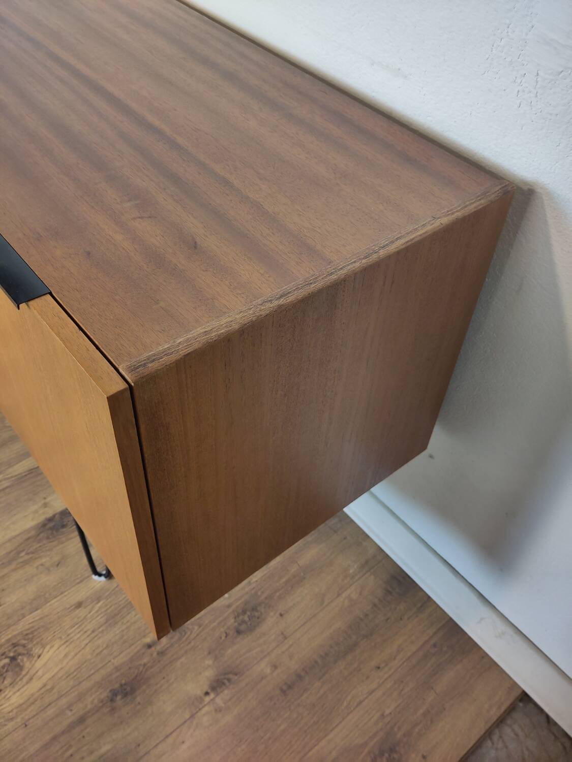 Scandinavian teak and metal sideboard