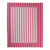 Pink striped tablecloth: 240cm x 170cm