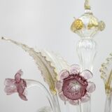 Ca'Rezzonico Blown Murano Glass 6 Arms Floor Lamp, Italy, 1950s