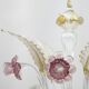 Ca'Rezzonico Blown Murano Glass 6 Arms Floor Lamp, Italy, 1950s