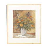 Art Déco Flowers, Aquarelle on thick Paper, 64 x 74 cm