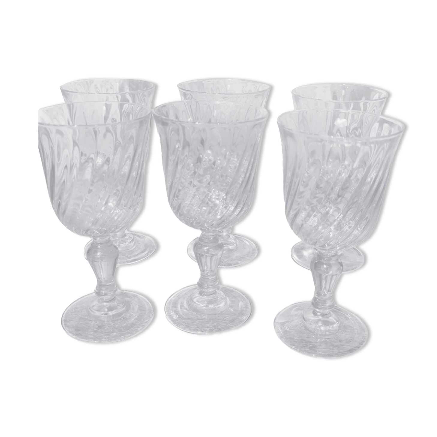 Rosaline D'arcoroc Luminarc pink wine glasses