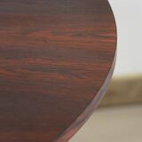 Round rosewood dining table - 1960s