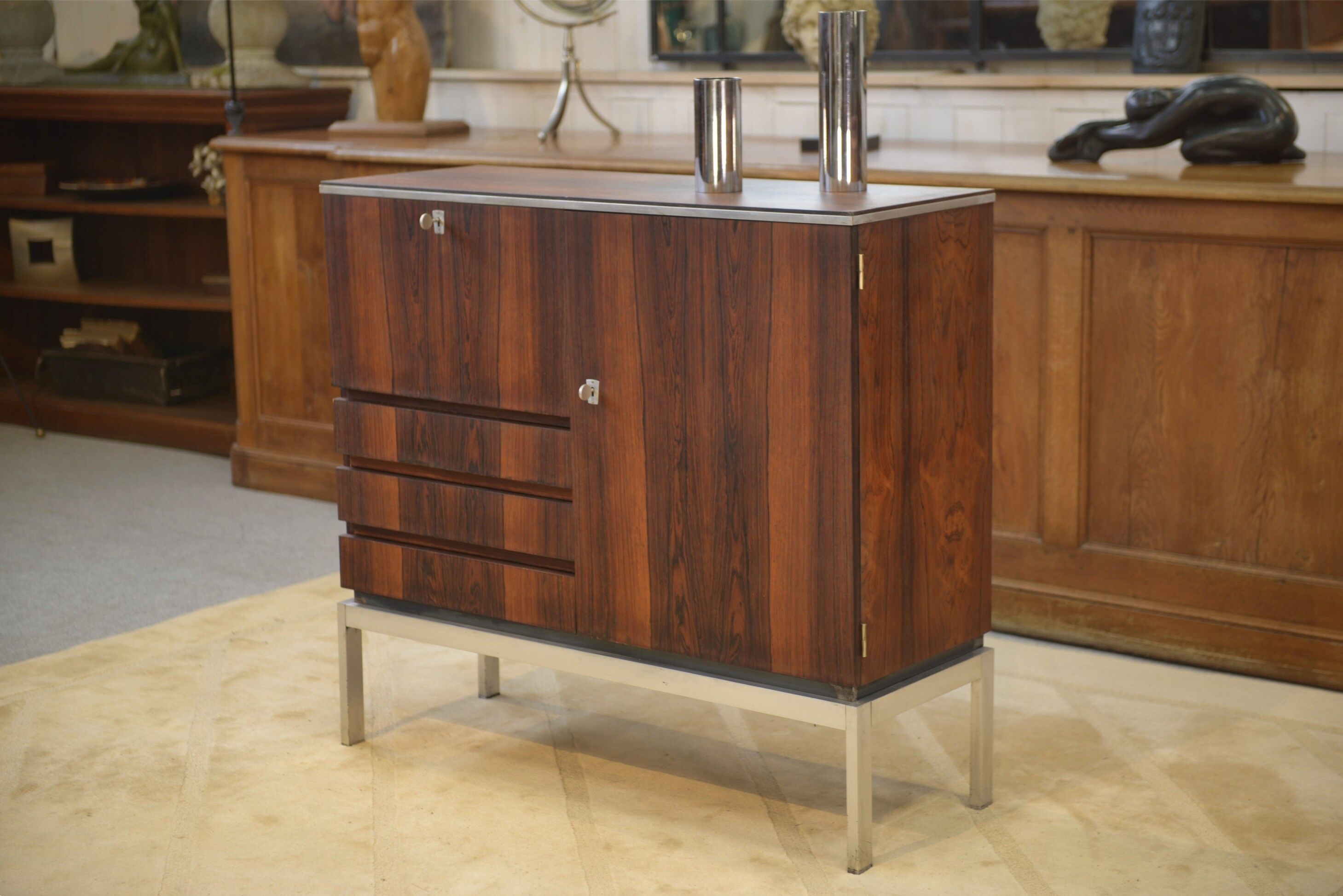 Buffet bar design en palissandre 1970’s