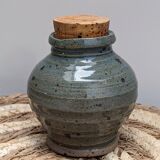 Small vase in Corsican pyrite stoneware