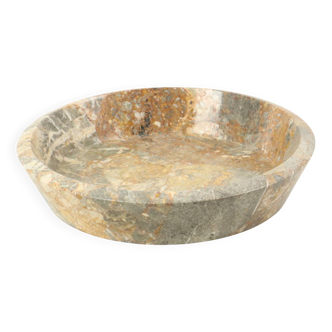 Heavy Large Marble Fruit Bowl XL Natural Stone 40cm