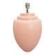 Large Pink Ceramic Table Lamp from Kostka, France, 1970s