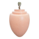 Large Pink Ceramic Table Lamp from Kostka, France, 1970s