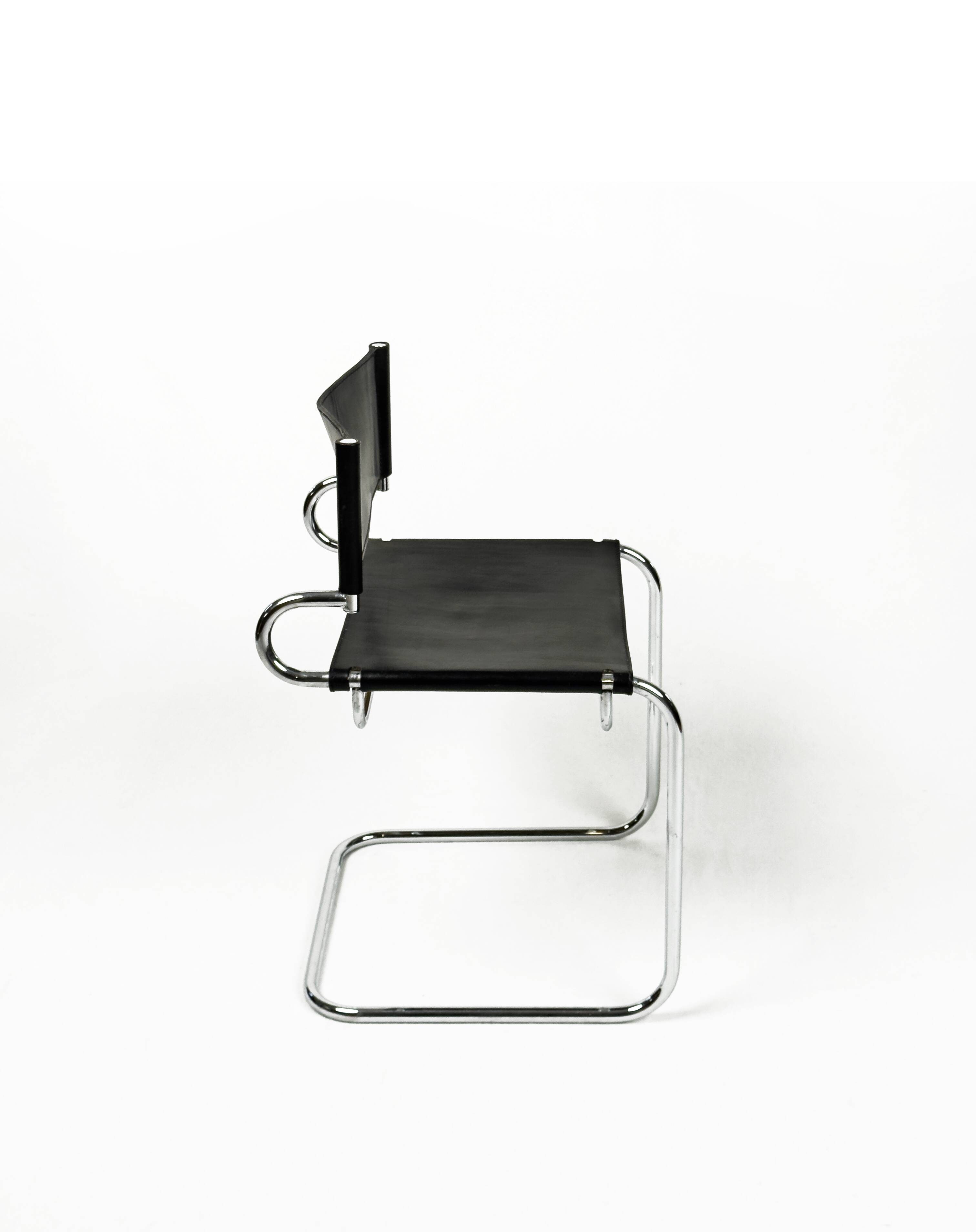 "Terrj" leather chair by Luigi Saccardo for Arrmet – Italy, 1970s