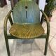 Fauteuil Baumann vert, années 70