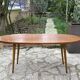 Table basse ovale en bois