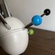 Sputnik coat rack, 1980s, Memphis colors