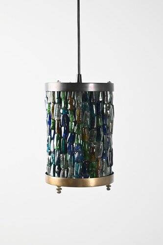 Lustre vintage en laiton