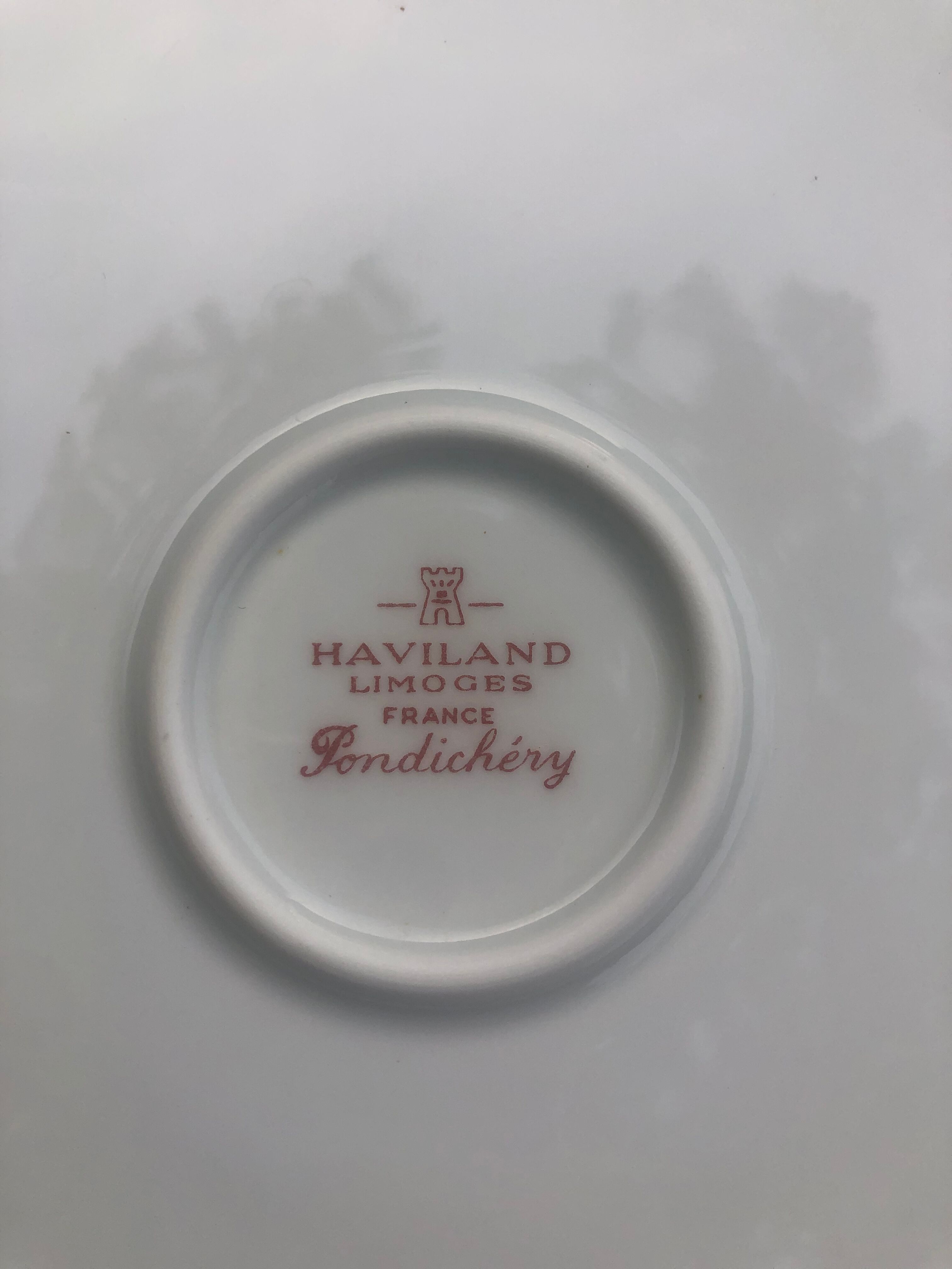 Hollow dish haviland pondichery