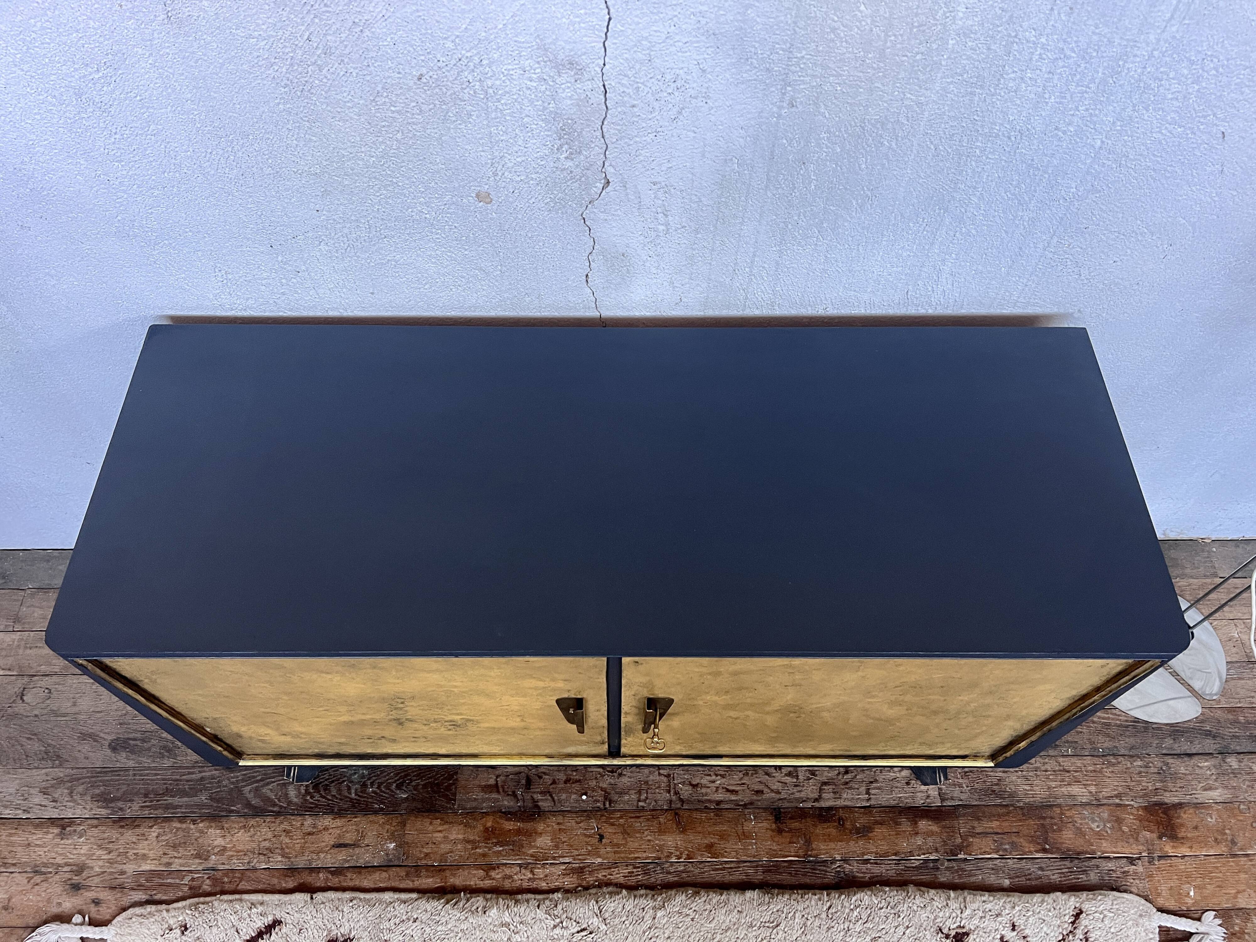 Enfilade meuble tv vintage pieds compas