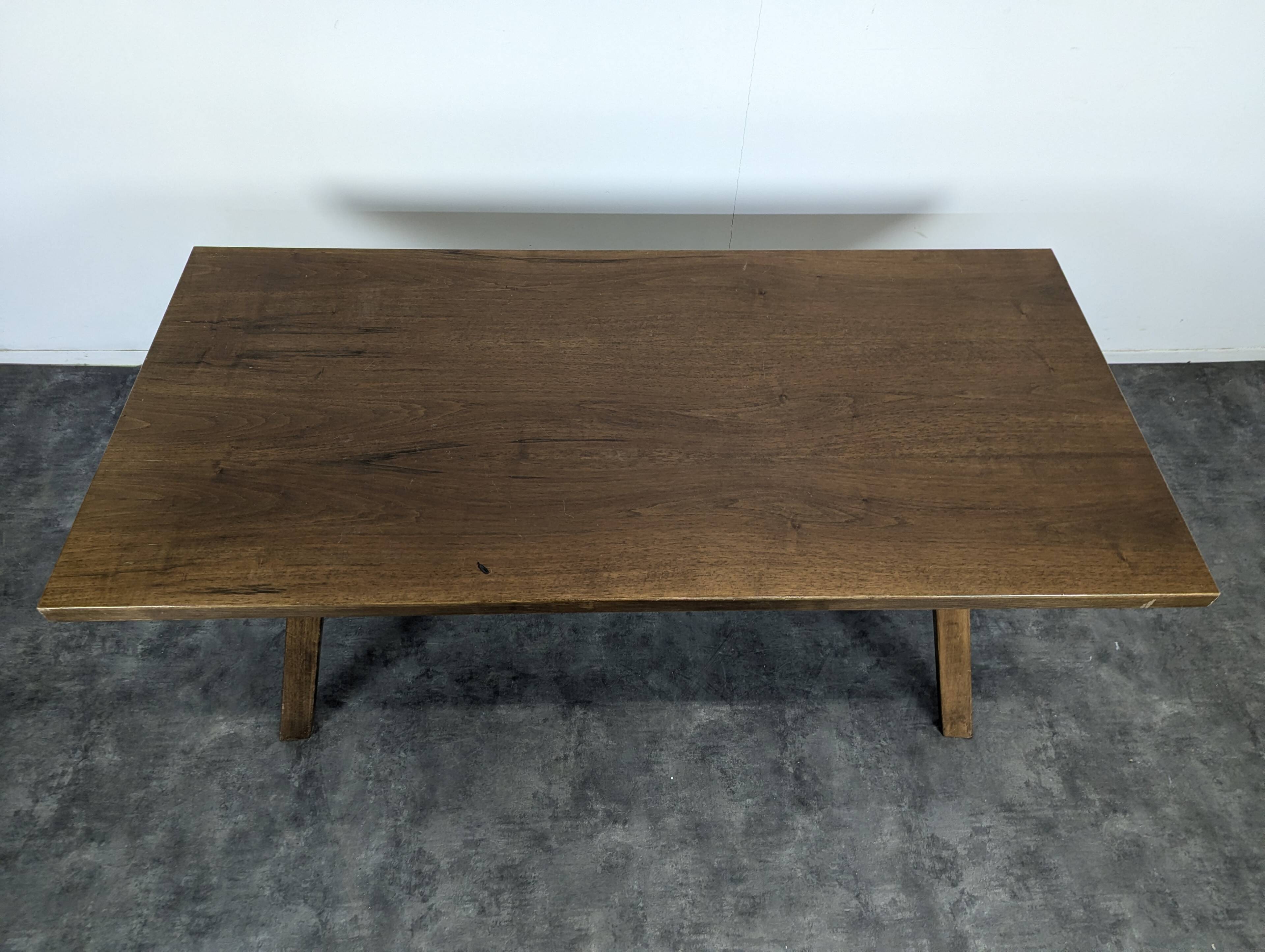 Table Torbecchia in Walnut by Giovanni Michelucci for Poltronova