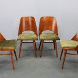 Set of four mid-century dining chairs TON 514 by Osvald Haerdtl, 1960s