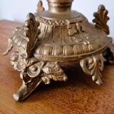 Chandelier with 3 branches in gilded bronze