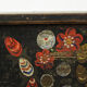 Antique painted Folk art bridal chest