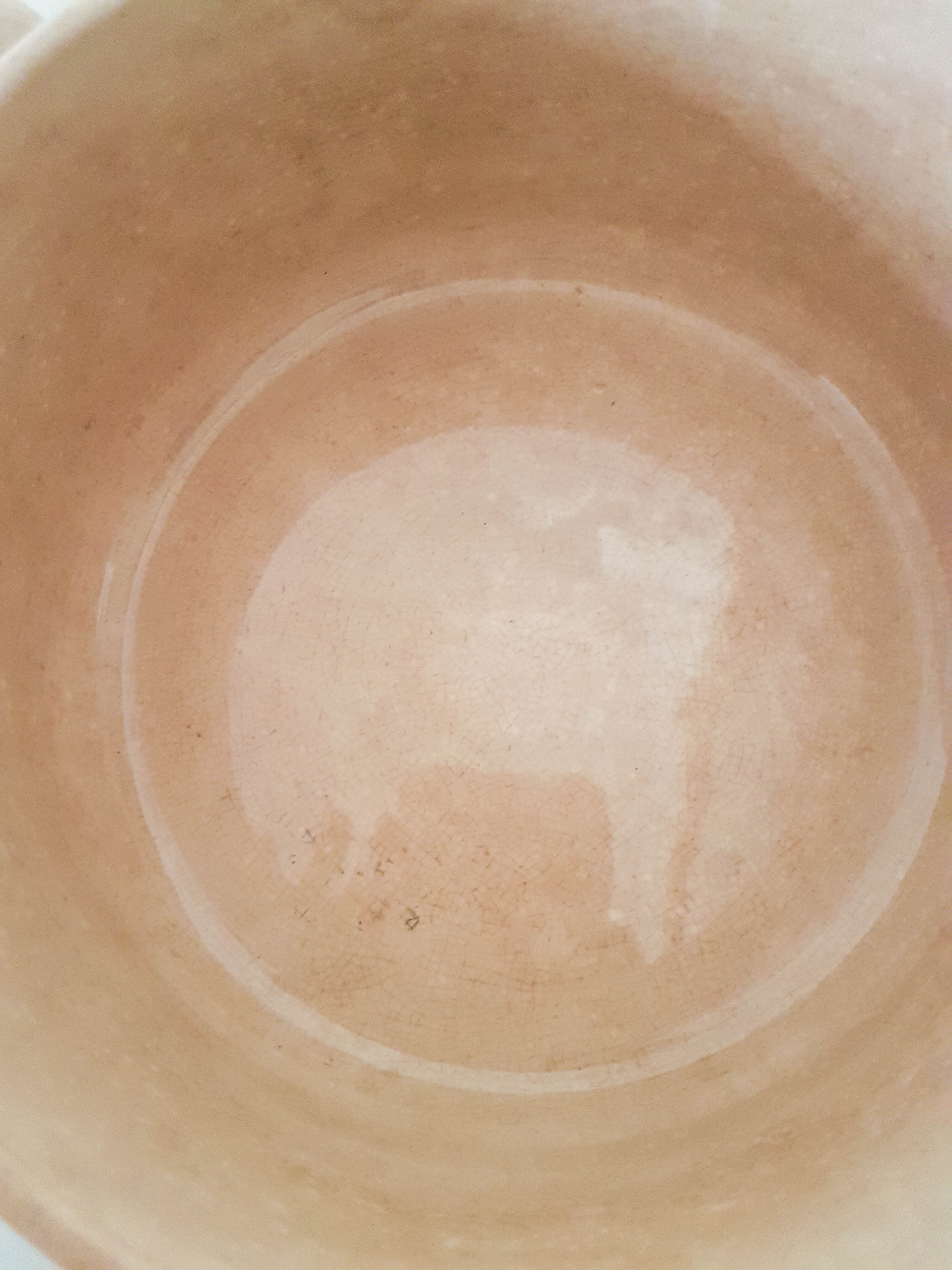Ancient terrine in earthenware