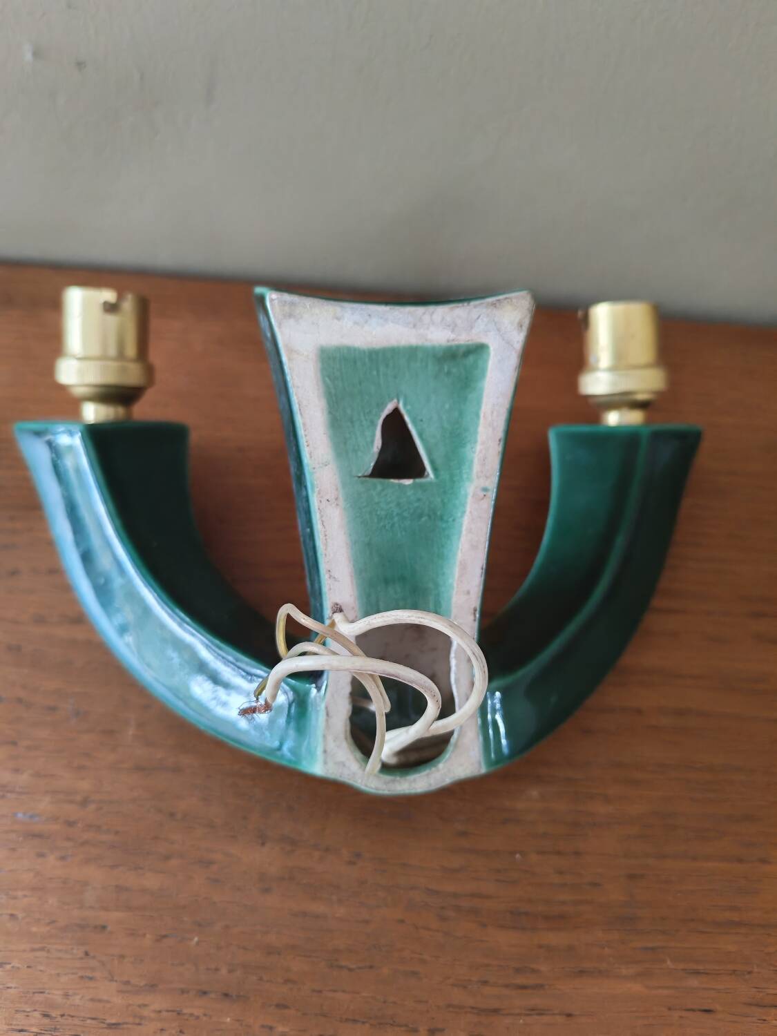 Vintage ceramic wall light