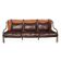 A 20thc italian brown leather sofa by gae aulenti for poltronova c.1962