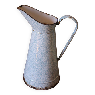 pitcher heather blue enamelled sheet metal