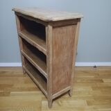 Bookcase in raw oak