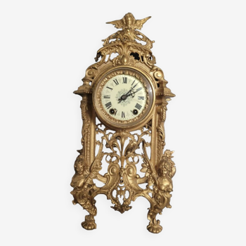 Imposing Louis XV Gilt Bronze Clock