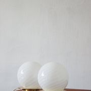 Table Lamps style 'Tessuto' design Paolo Venini Italy set of 2