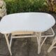 Bureau rotin et sa chaise