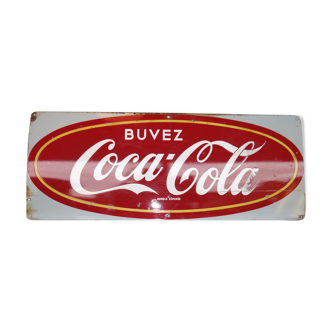Enamelled plate Coca Cola 1950