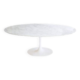 Marble table with tulip base