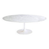 Table marbre pietement tulipe