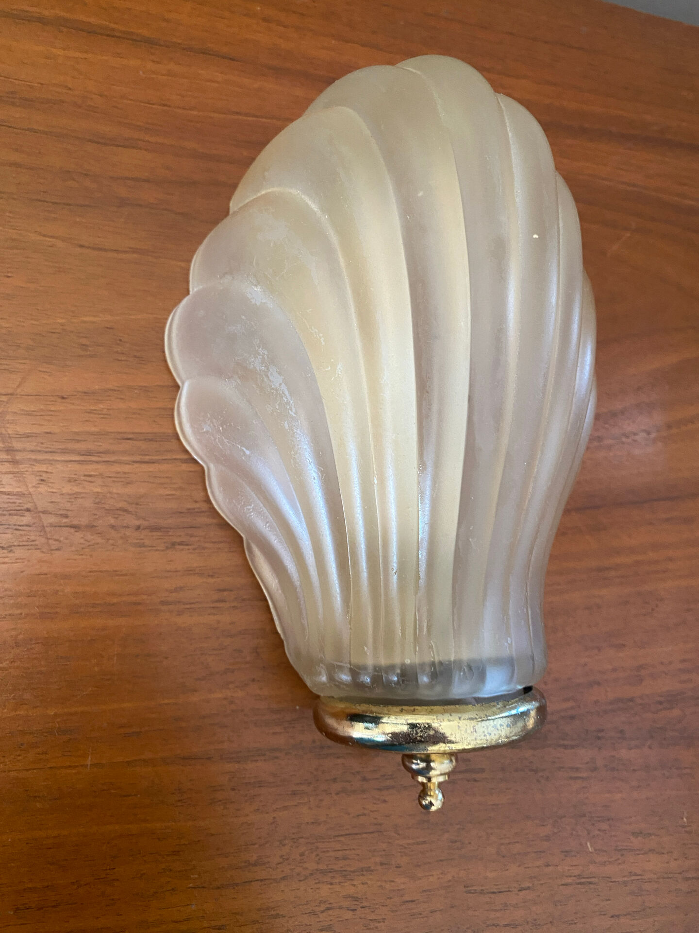 Pair of Art Deco shell wall lights