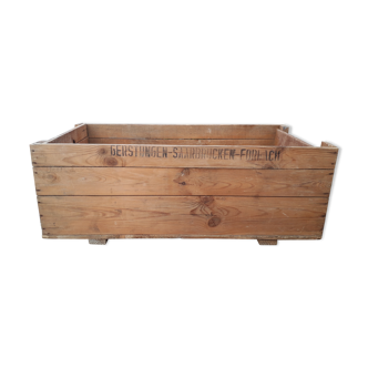 Old wooden crate