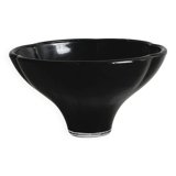 Petite coupe en verre noir
