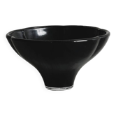 Petite coupe en verre noir