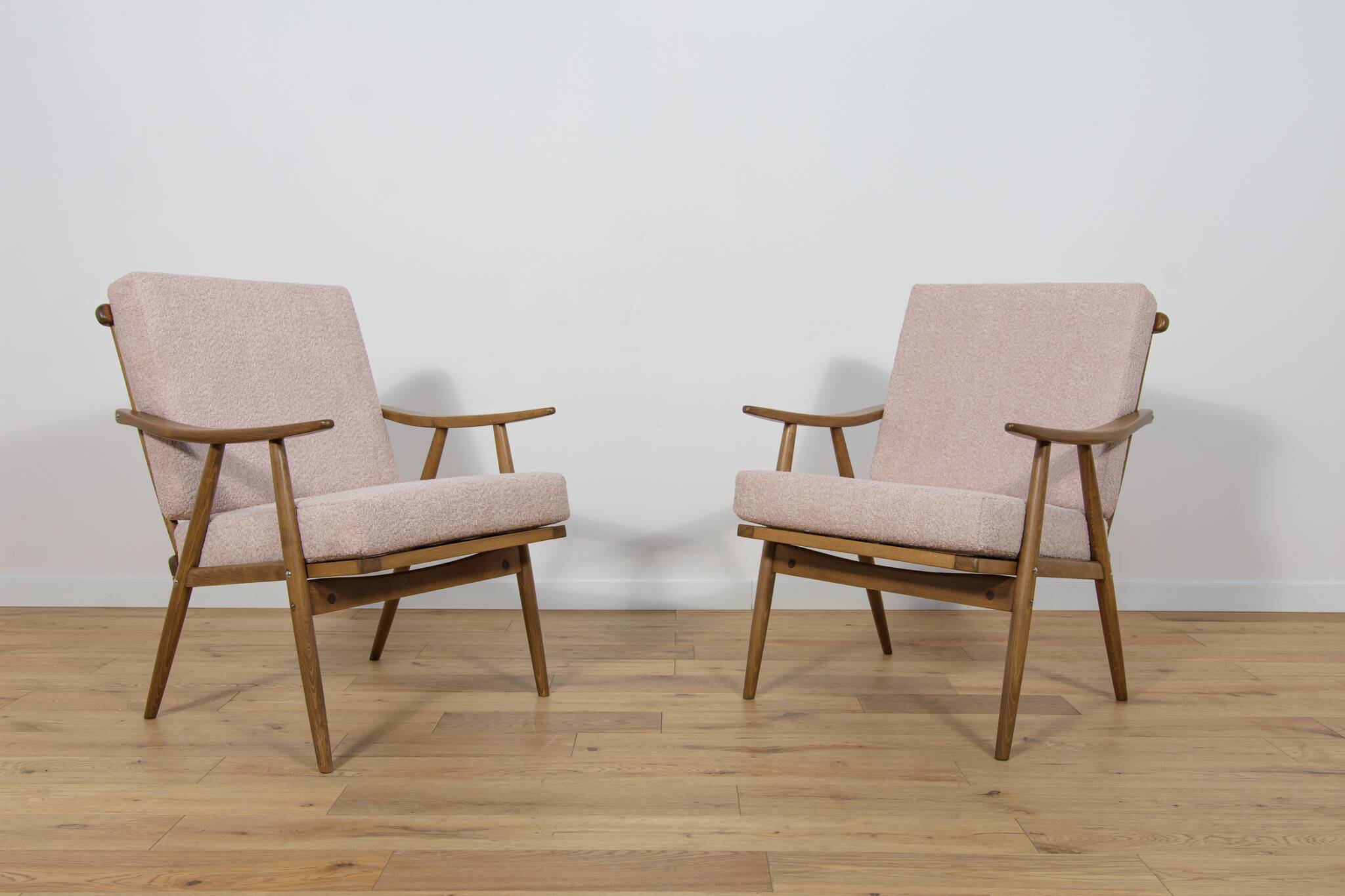 Fauteuils Mid Century de TON, 1960s, Set de 2