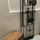 Art Deco coat rack wrought iron wardrobe