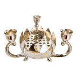 Silver-plated flower holder, vase, centrepiece.