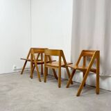 4 Fyrkat chairs, Nissen & Gehl, Denmark, circa 1970
