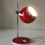 Vintage red eye ball lamp 1970