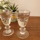 Lot de 3 verres à absinthe