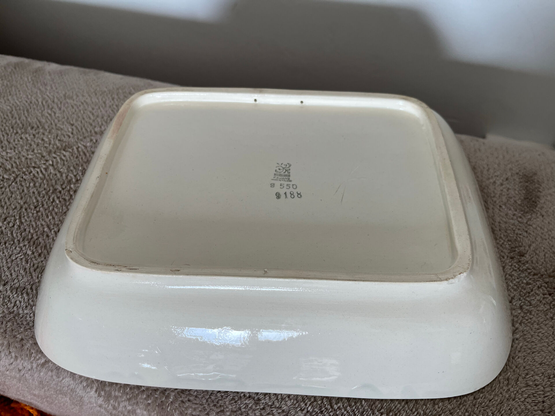 Plat de service 1970